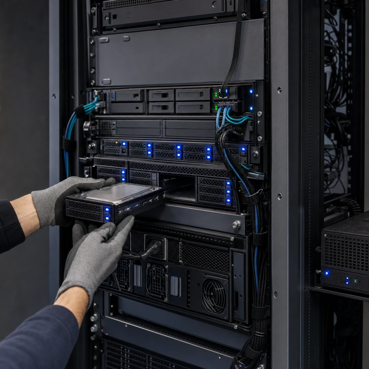 Placeholder: redundantno virtualizirano strežniško okolje s storageom in omrežjem
